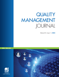 Cover image for Quality Management Journal, Volume 30, Issue 1, 2023