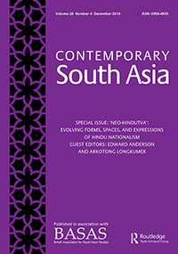 Cover image for Contemporary South Asia, Volume 26, Issue 4, 2018