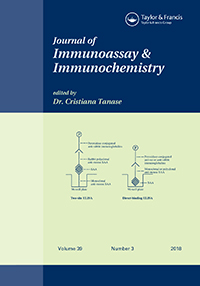 Cover image for Journal of Immunoassay and Immunochemistry, Volume 39, Issue 3, 2018