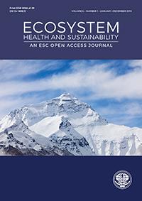 Cover image for Ecosystem Health and Sustainability, Volume 5, Issue 1, 2019
