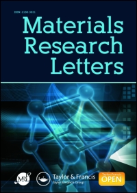 Cover image for Materials Research Letters, Volume 6, Issue 2, 2018