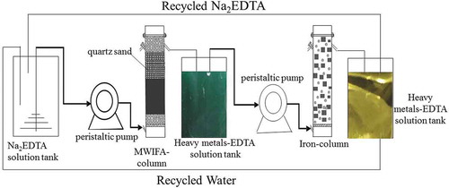 Figure 1. Schematic diagram of column experiments.