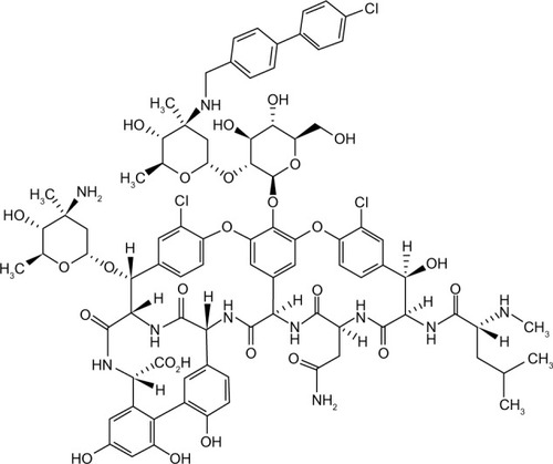 Figure 1 Chemical structure of oritavancin.