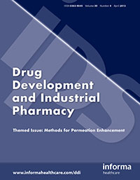 Cover image for Drug Development and Industrial Pharmacy, Volume 39, Issue 4, 2013