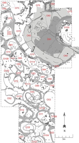 Figure 3 Site plan of WF16 following 2010 excavation (drawing: D. Maričević).