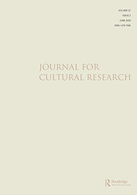 Cover image for Journal for Cultural Research, Volume 27, Issue 2, 2023