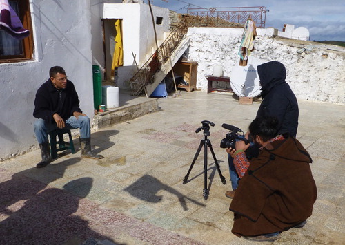 Filming for Habib Ayeb and Ray Bush’s film, Fellahin (‘Peasants’)