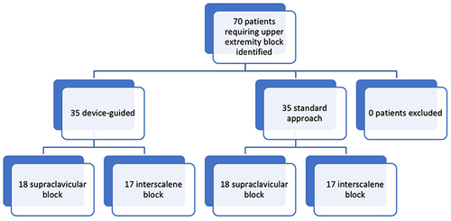 Figure 2 Methodology of study showing distribution of subjects in each group.