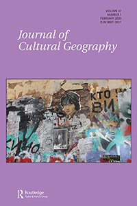 Cover image for Journal of Cultural Geography, Volume 37, Issue 1, 2020