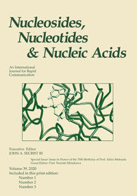 Cover image for Nucleosides, Nucleotides & Nucleic Acids, Volume 39, Issue 1-3, 2020