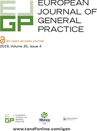 Cover image for European Journal of General Practice, Volume 25, Issue 4, 2019