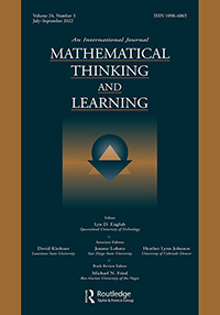 Cover image for Mathematical Thinking and Learning, Volume 24, Issue 3, 2022