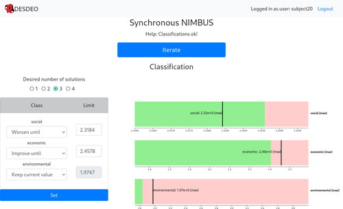 Figure 2. The UI for NIMBUS.