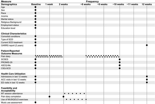 Figure 2 Outcome measures utilized in MUSIQOLS.