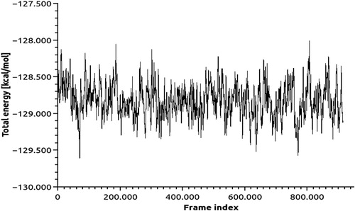 Figure 7. Molecular dynamics calculations of PARP4.