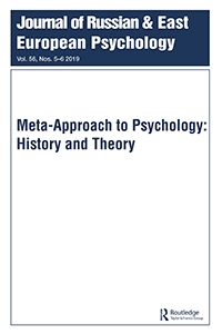 Cover image for Journal of Russian & East European Psychology, Volume 56, Issue 5-6, 2019