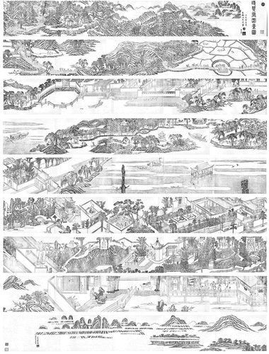 Figure 2. Thumbnail of the print garden view of Huancui Hall.