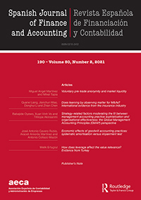 Cover image for Spanish Journal of Finance and Accounting / Revista Española de Financiación y Contabilidad, Volume 50, Issue 2, 2021