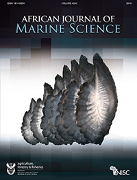 Cover image for African Journal of Marine Science, Volume 40, Issue 4, 2018