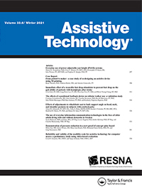 Cover image for Assistive Technology, Volume 33, Issue 6, 2021