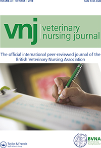 Cover image for Veterinary Nursing Journal, Volume 33, Issue 10, 2018