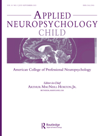 Cover image for Applied Neuropsychology: Child, Volume 10, Issue 3, 2021