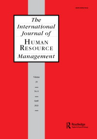 Cover image for The International Journal of Human Resource Management, Volume 34, Issue 8, 2023