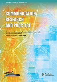 Cover image for Communication Research and Practice, Volume 5, Issue 4, 2019