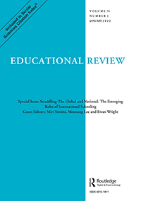 Cover image for Educational Review, Volume 74, Issue 1, 2022