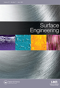 Cover image for Surface Engineering, Volume 37, Issue 7, 2021