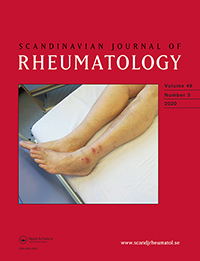 Cover image for Scandinavian Journal of Rheumatology, Volume 49, Issue 3, 2020