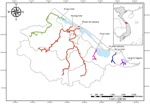 Figure 1. The geographic coordinates of sample location.