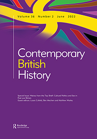 Cover image for Contemporary British History, Volume 36, Issue 2, 2022