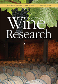 Cover image for Journal of Wine Research, Volume 30, Issue 1, 2019