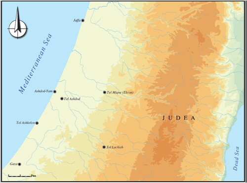 Figure 1. General Ashdod-Yam site location (created by Itamar Ben-Ezra).