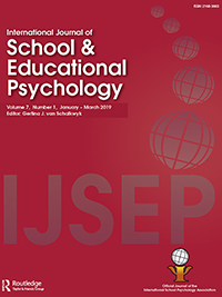 Cover image for International Journal of School & Educational Psychology, Volume 7, Issue 1, 2019