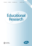 Cover image for Educational Research, Volume 56, Issue 4, 2014