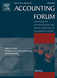 Cover image for Accounting Forum, Volume 35, Issue 3, 2011