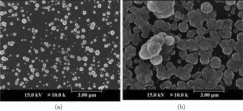 Figure 11. SEM images of Si substrate surface after irradiation of Ar/CH 4/H 2 non-modulated-ITP and PM-ITP [Citation64]