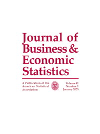 Cover image for Journal of Business & Economic Statistics, Volume 41, Issue 1, 2023