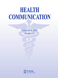 Cover image for Health Communication, Volume 34, Issue 13, 2019