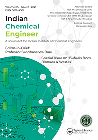 Cover image for Indian Chemical Engineer, Volume 63, Issue 2, 2021