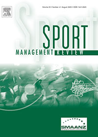 Cover image for Sport Management Review, Volume 23, Issue 4, 2020