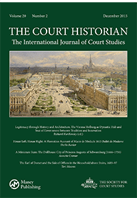 Cover image for The Court Historian, Volume 15, Issue 2, 2010