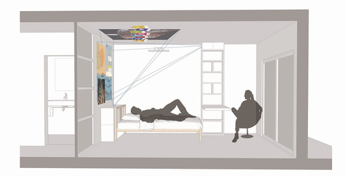 Figure 13. Design suggestion I: media walls using display panels.