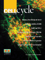 Cover image for Cell Cycle, Volume 3, Issue 6, 2004