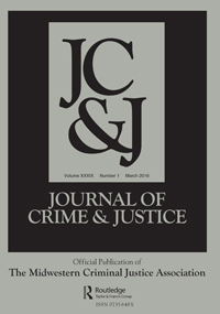 Cover image for Journal of Crime and Justice, Volume 39, Issue 1, 2016