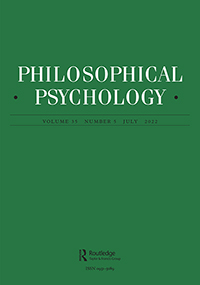 Cover image for Philosophical Psychology, Volume 35, Issue 5, 2022