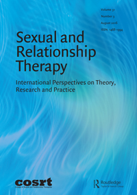 Cover image for Sexual and Relationship Therapy, Volume 31, Issue 3, 2016