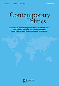Cover image for Contemporary Politics, Volume 27, Issue 2, 2021